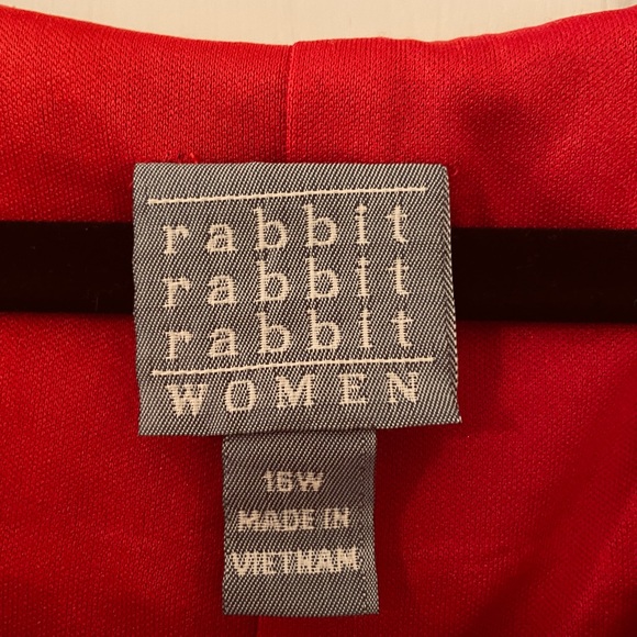 NWT - Rabbit Rabbit Rabbit Red Lace Dress - size 16W - Picture 3 of 5